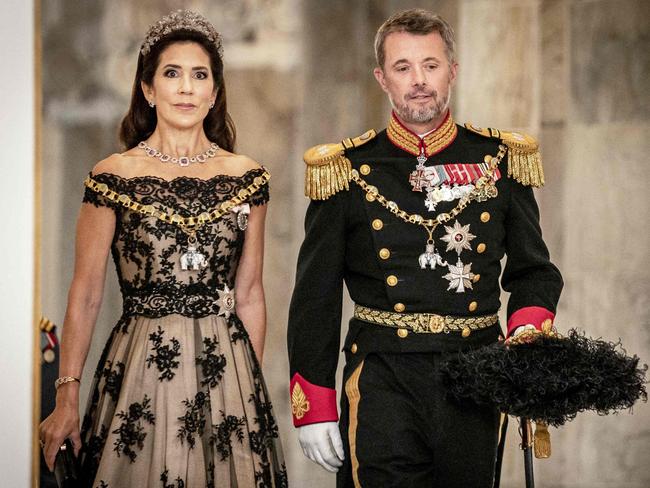 Crown Prince Frederik and Crown Princess Mary were expected to attend together alongside the Queen. Picture: Mads Claus Rasmussen / Ritzau Scanpix / AFP