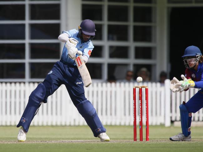 Ronav Aparajit during his innings of 31. Picture Warren Gannon Photography