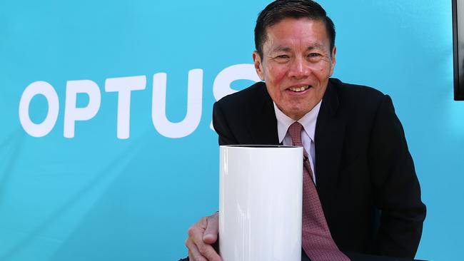 Optus CEO Allen Lew. Picture: Kym Smith