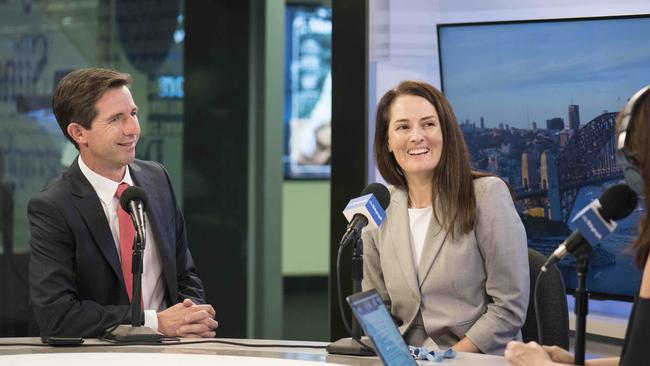 Minister for Education Simon Birmingham and Jennifer Buckingham gopt head to head on Miranda Live.  Picture: Darren Leigh Roberts