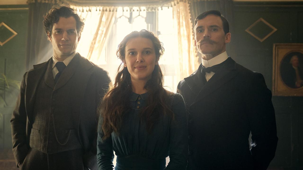 Henry Cavill plays Enola Holmes’ older brother Sherlock.