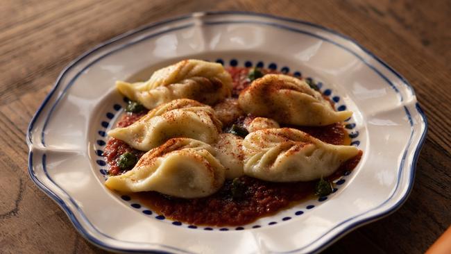 Culurgiones at Pilloni restaurant. Picture: David Kelly