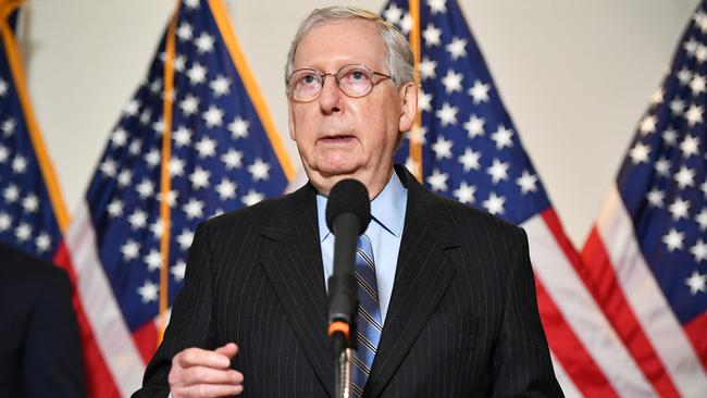 US Senate Majority Leader Mitch McConnell. Picture: AFP