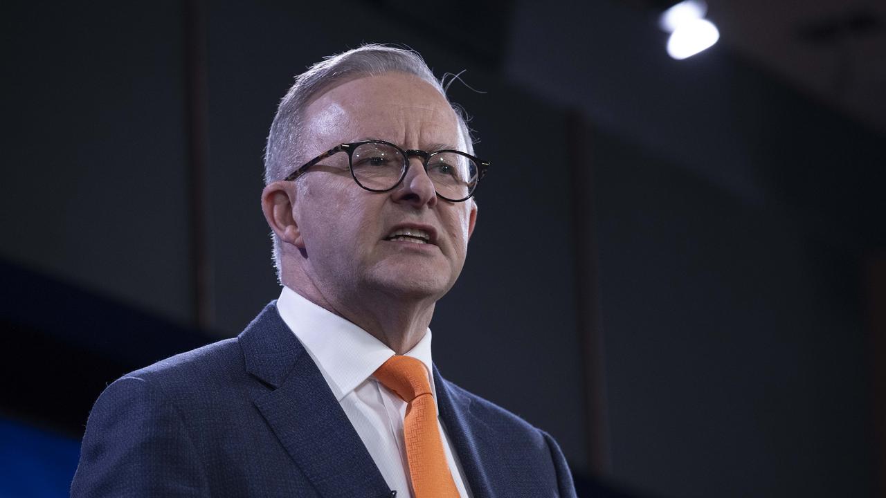 Mr Albanese has had a crack at his predecessor in a major speech. NCA NewsWire / Gary Ramage