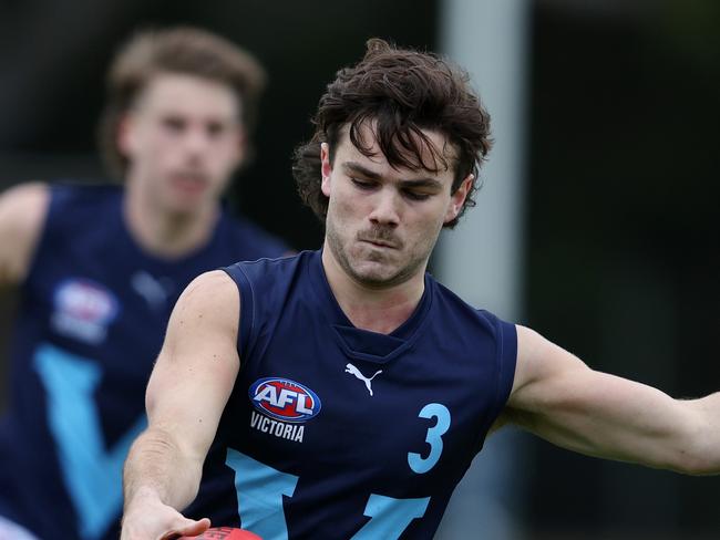 ADELAIDE, AUSTRALIA - JUNE 11:  Nicholas Watson of Victoria Metro during the 2023 AFL National Championships match between South Australia and Victoria Metro at Thebarton Oval on June 11, 2023 in Adelaide, Australia. (Photo by Sarah Reed/AFL Photos/via Getty Images)