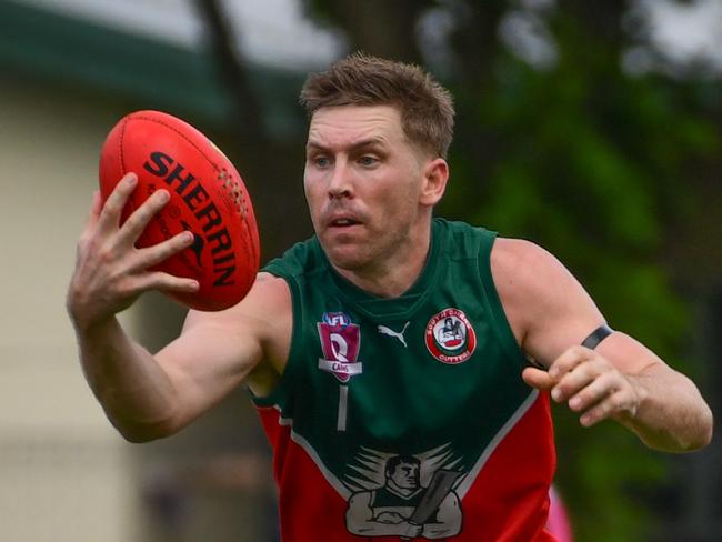 Pictured: Beau McKeown. Cutters v Crocs Round 12. AFL Cairns 2024. Photo: Gyan-Reece Rocha