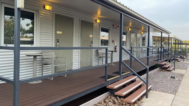 The Howard Springs facility was repurposed to house flood evacuees from Kalkarindji, Pigeon Hole and Daguragu. Picture: News Corp Australia