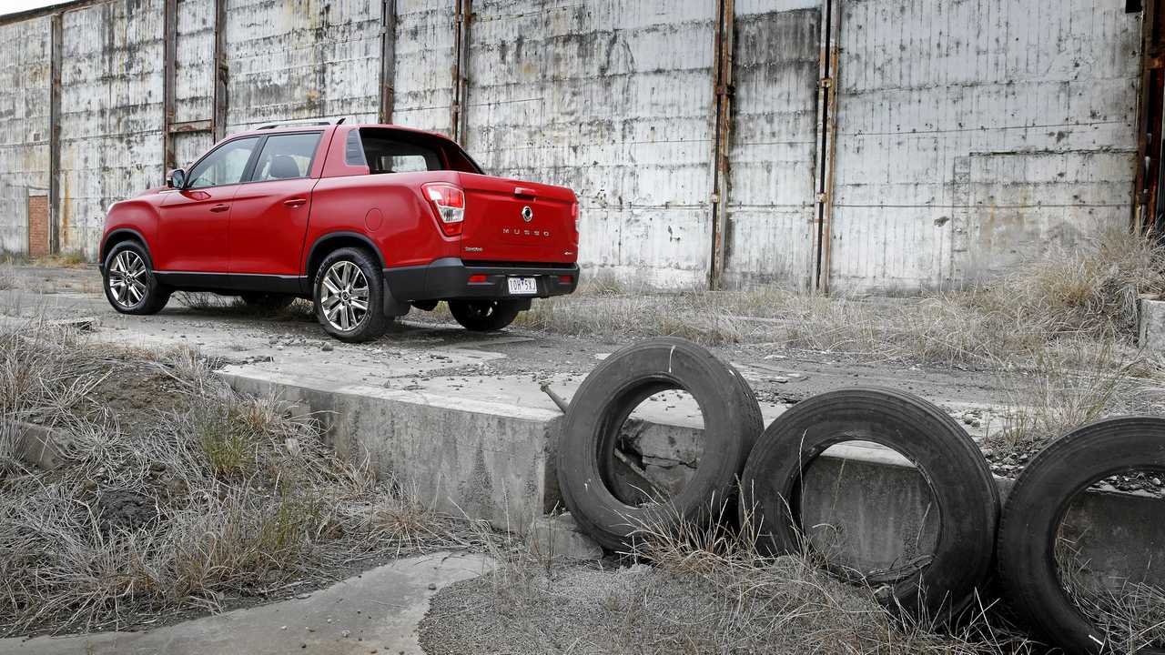 The SsangYong Musso starts from $30,490 drive-away for the EX with a manual transmission, while the range-topper Ultimate is $39,990 drive-away. Picture: SsangYong