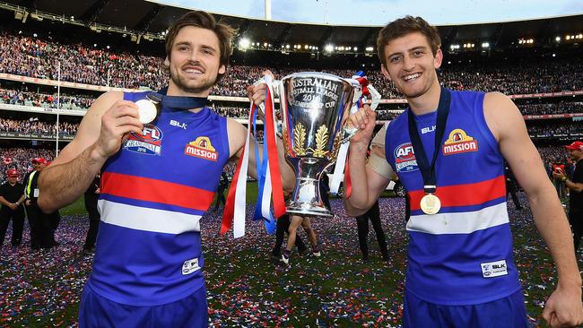 Joel Hamling and Fletcher Roberts had played together just six times this year. Picture: Getty