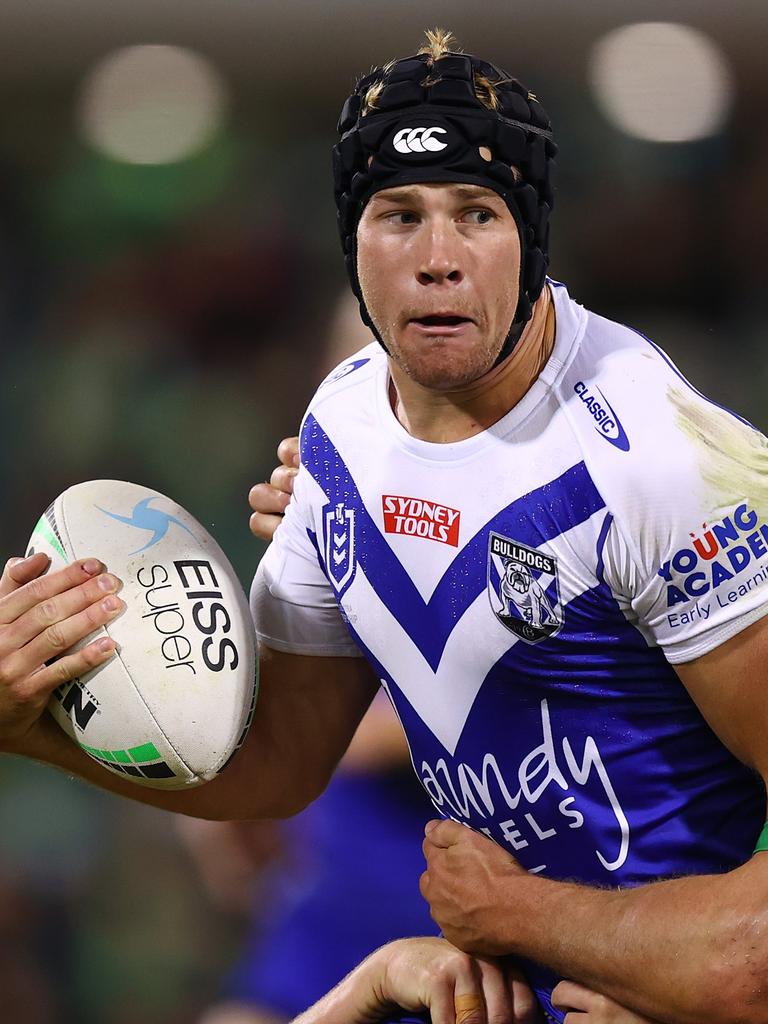 While Bulldogs star recruit Matt Burton has been rumoured for a move back to Penrith. Picture: Getty Images.