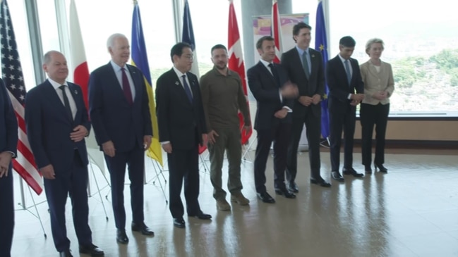 G7 leaders unite around Zelenskyy