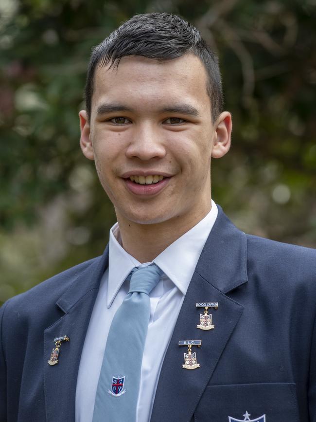 Pennant Hills High School captain Harrison Smith. Picture: Supplied.