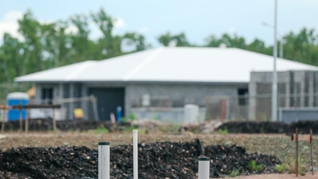 A generic photo of housing construction in Bellamack, Palmerston.Picture: Glenn Campbell