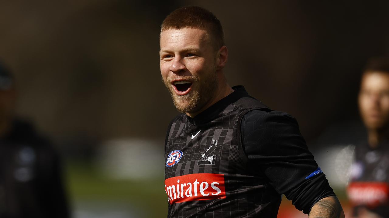 Jordan De Goey has been backed to take up boxing after his AFL days are done. (Photo by Daniel Pockett/Getty Images)