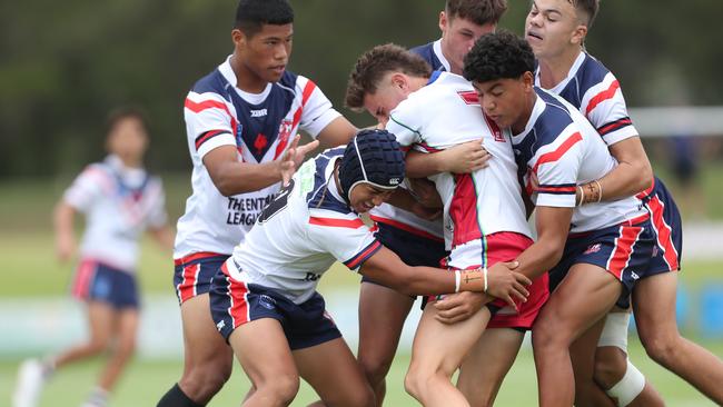 The Central Coast Roosters vs Monaro Colts in round one of the Andrew Johns Cup. Picture: Sue Graham