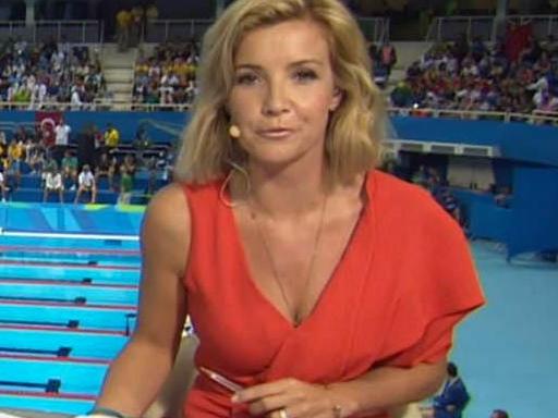 Helen Skelton headed up the BBC's swimming coverage for the Rio Olympics.