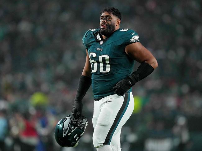 Jordan Mailata has reached the pinnacle of the NFL with the Philadelphia Eagles. Picture: Getty