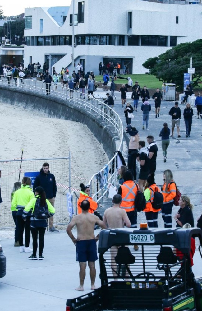 People at Sydney's Bondi Beach on Friday.