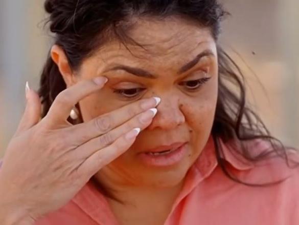 Screen grabs from Sky's Voice documentary. Jacinta Price  pictured.