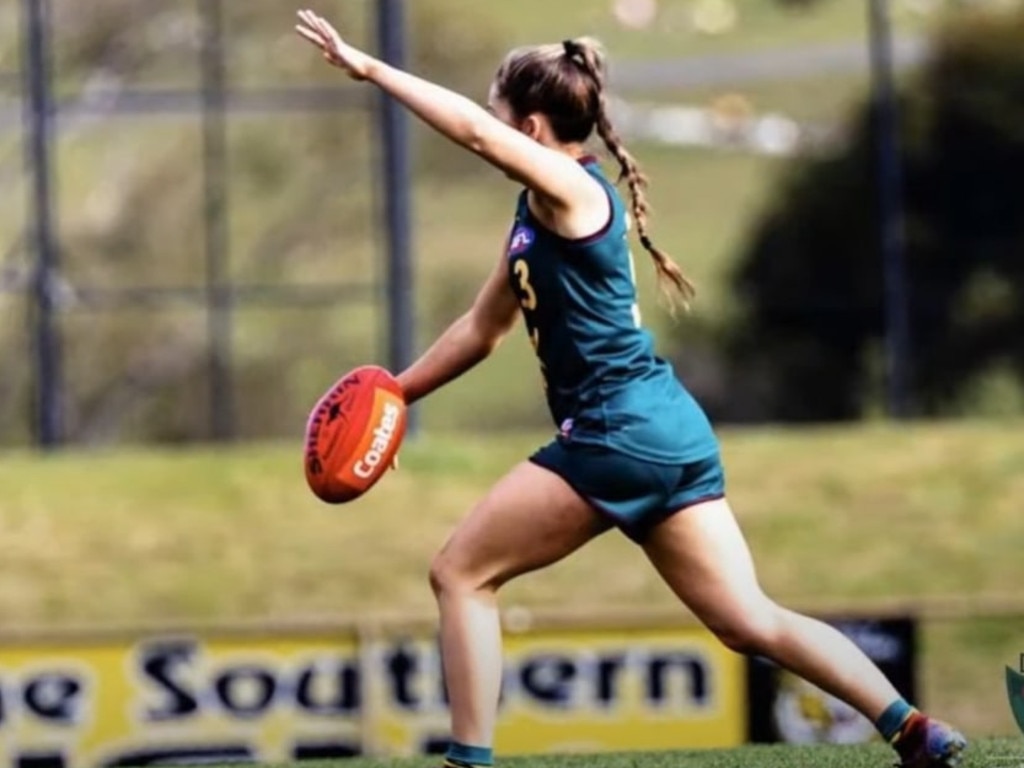 Samara Whitney’s love of AFL was “fierce”.