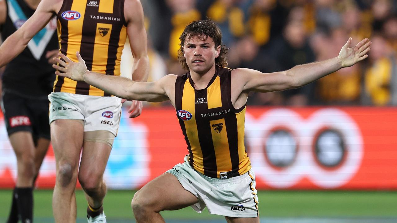 Nick Watson can’t wait for the Port Adelaide clash. Picture: James Elsby/AFL Photos via Getty Images