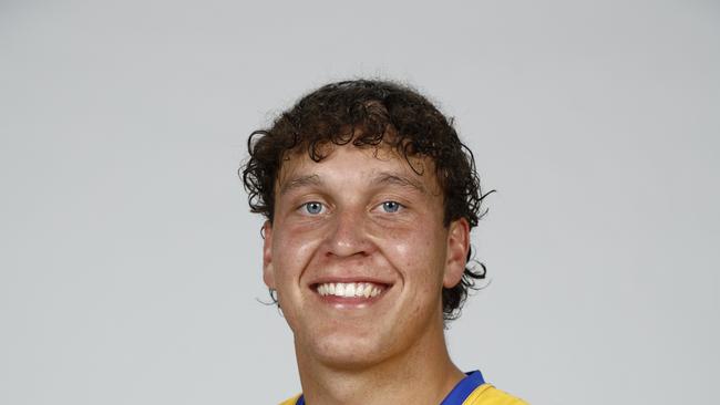 PERTH, AUSTRALIA – JANUARY 31: LIVINGSTONE Coen during the West Coast Eagles 2024 Official Team Photo Day at Mineral Resources Park on January 31, 2024 in Perth, Australia. (Photo by Michael Willson/AFL Photos)