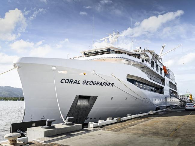 Coral Geographer at Trinity Wharf, Cairns.