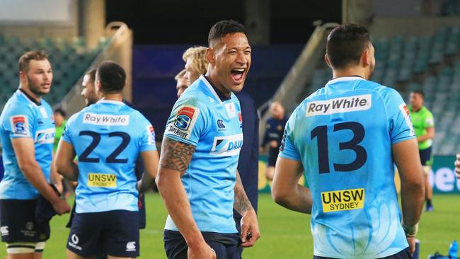 The Waratahs became the first Australian team to beat a Kiwi outfit 40 games with their victory against the Highlanders at the weekend. Picture: Mark Evans/Getty Images.