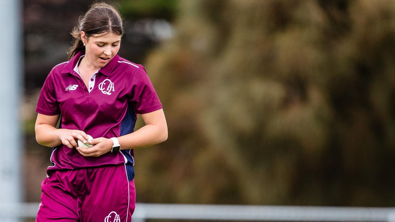 Central Queensland cricketer Mahli Rea earlier in her career.