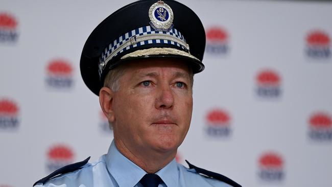 NSW Police Commissioner Mick Fuller. Picture: NCA NewsWire/Bianca De Marchi