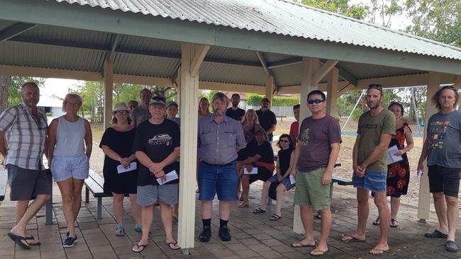 Salisbury residents rally earlier this year in protest of the Rosebank Square project. Photo: Dave Roach.