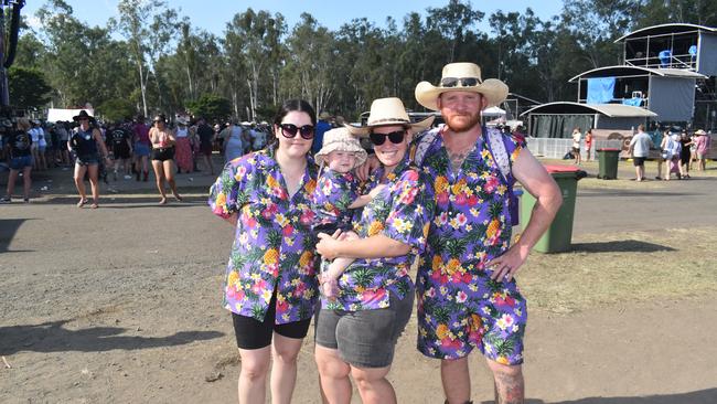 Alfy and Dakota Willadsen, Tiany Dickfos and Tarnee Abel CMC Rocks 2023 Willowbank Raceway