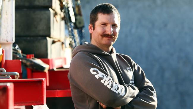 CFMEU delegate Steve Ellis is standing against John Setka. Picture: Aaron Francis/The Australian