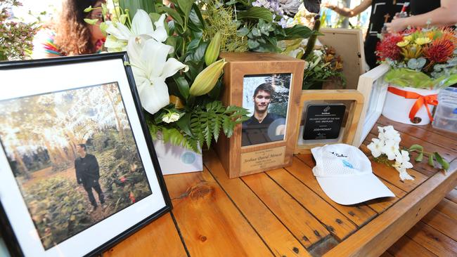 Joshua Mowat was remembered at Iron and Resin Garage at Currumbin on Saturday. Picture: Mike Batterham.