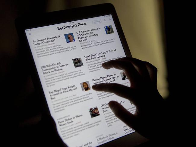 Hackers can tap into the Apple iPad. Picture: Bloomberg