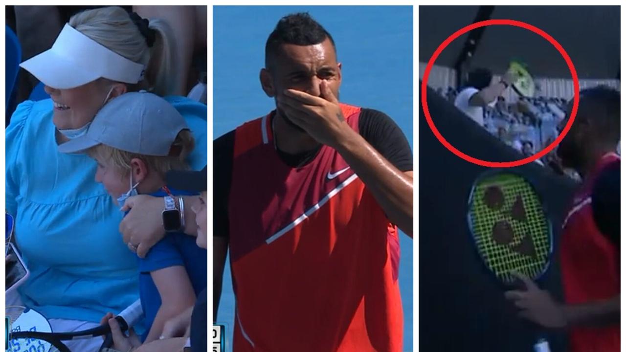 Nick Kyrgios quickly made up for it.
