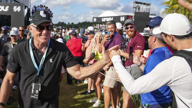 The medal for Australia’s best golfer will continue to be named after Greg Norman, despite involvement with controversial LIV endeavour. Eric Espada/Getty Images/AFP