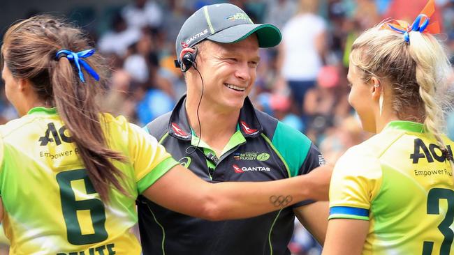 Outgoing women’s sevens coach Tim Walsh.