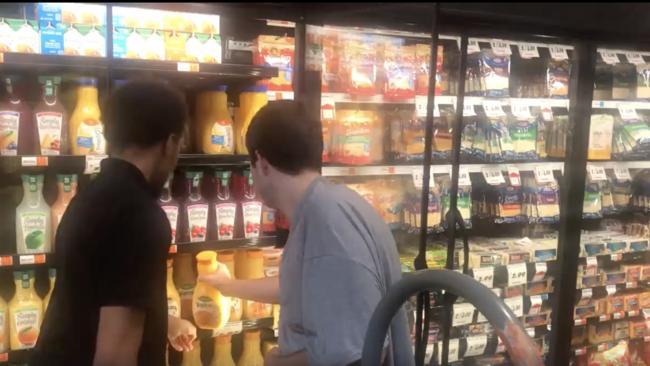 Grocery Store Worker Praised For Letting Autistic Teen Help Him Stack Shelves