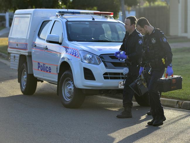 A 29-year-old woman has been stabbed in her own backyard when she went to investigate a noise outside her bedroom. PICTURE: MATT TAYLOR.