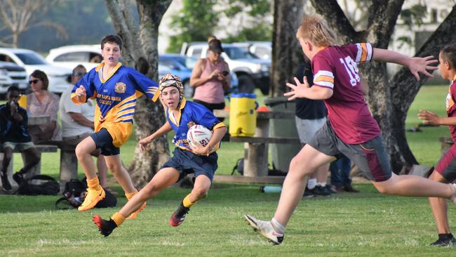Jack Butcher, Gilroy. Photographs from the Will Murdoch Perpetual Shield. The annual U14 rugby league competition, in its second year, involved Gilroy Santa Maria College, Ingham State High School and St Teresa's Catholic College Abergowrie. Picture: Cameron Bates