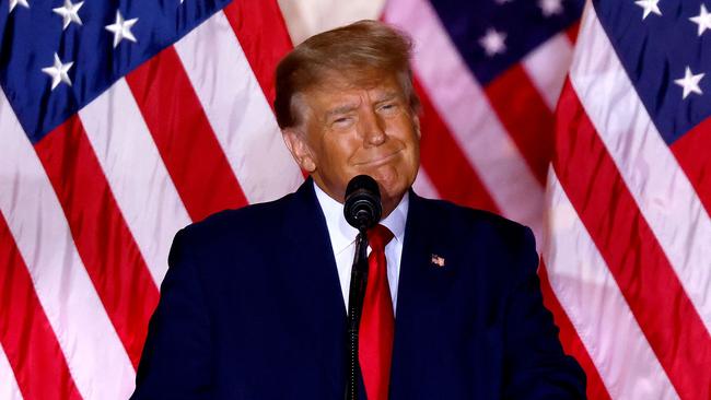 Donald Trump at the Mar-a-Lago Club in Palm Beach, Florida, on Wednesday. Picture: AFP