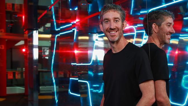 Atlassian co-founder Scott Farquhar gives advice to school leavers. Picture: Justin Lloyd