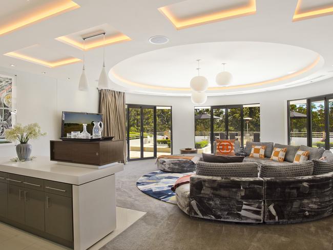 Living spaces are hi-tech, luxurious and secure.