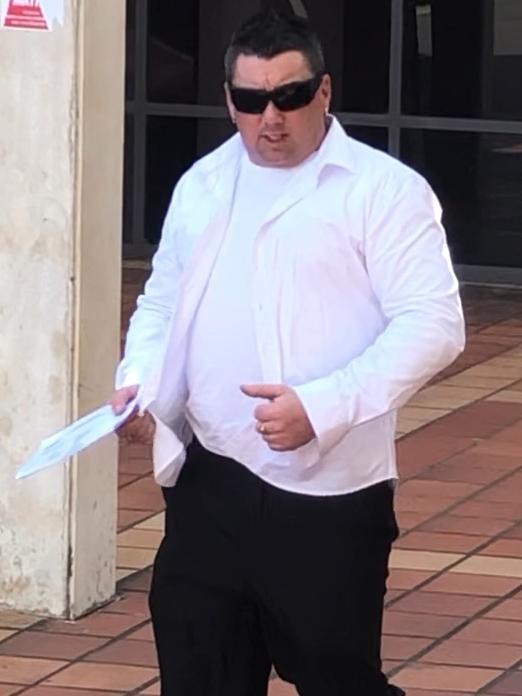 Nathan Kinnane outside Campbelltown Court.