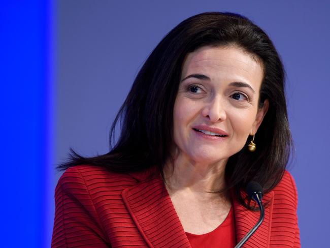 Sheryl Sandberg, Chief Operating Officer (COO) of Facebook. Picture: AFP