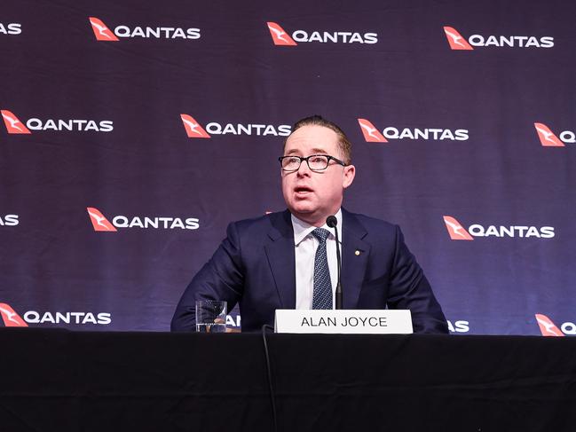 Qantas CEO Alan Joyce. Picture: NCA NewsWire/Flavio Brancaleone