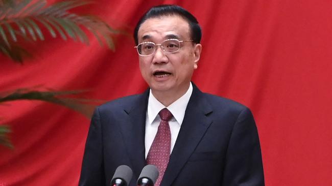 Chinese Premier Li Keqiang died of a sudden heart attack last Friday at the age of 86. Picture: Greg Baker/AFP