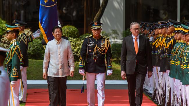 Australia and the Philippines have signed a new strategic partnership following a visit by Prime Minister Anthony Albanese. Picture: Jes Aznar/Getty Images