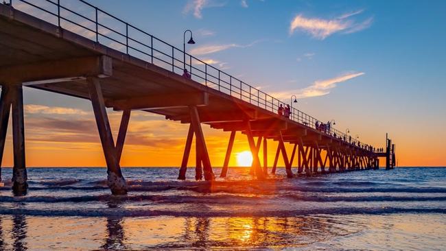 The proposed catamaran ferry would travel from Glenelg ...